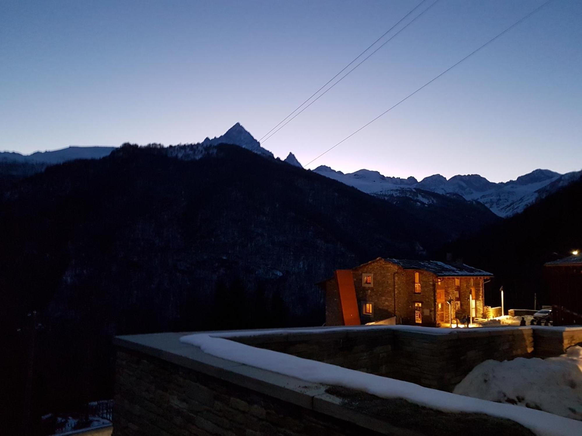 Rifugio Galaberna Hotel Ostana Eksteriør billede